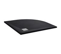 vidaXL Piatto Doccia in SMC Nero 90x90 cm