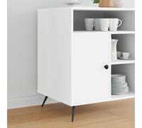 vidaXL Piedini in Piedi 2 pz Nero 56 x 56 x 100 mm Ferro