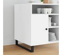 vidaXL Piedini per mobili 12 pcs Nero 546 x 40,5 x 100 mm Ferro