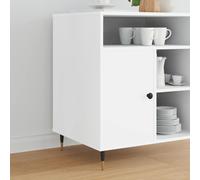 vidaXL Piedini per mobili 2 pcs Nero e Oro Ø 40 x 98 mm Ferro, Soggiorno, Design cilindrico, Estetica minimalista, Materiali resistenti, per spazi moderni, Stile contemporaneo