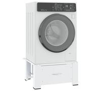 vidaXL Supporto Alzatina per Lavatrice con Cassetto Bianco, piedistallo Lavatrice, Piattaforma lavasciuga, Montante Lavatrice, Supporto Lavatrice