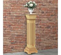 vidaXL Piedistallo per Piante Quadrato Classico Legno 17x17x66 cm MDF