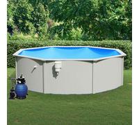 vidaXL Piscina con Pompa Filtro a Sabbia 460x120 cm