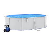 VIDAXL - Piscina Con Pompa Filtro A Sabbia 490x360x120 Cm
