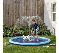 vidaXL Piscina Splash per Bambini e Cani Blu Ø150 x 10 cm PVC