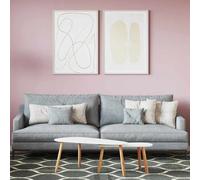 vidaXL Pittura murale Rosa 16,5 x 16,5 x 16 cm Stampa da parete