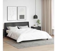 vidaXL Piumone 260 x 220 x 4 cm No Poliestere Bianco Traspirante