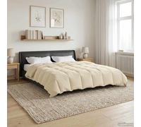 vidaXL Piumone Completo Annuale 200 x 240 cm 4 stagioni Crema