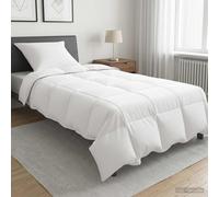 vidaXL Piumone Completo Annuale Bianco 155 x 220 cm Fibra di bambù