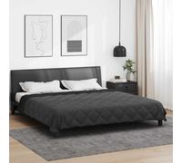 vidaXL Piumone Completo Annuale Nero e antracite 200 x 200 cm