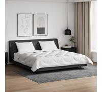 vidaXL Piumone con Cuscini con cuscino 3 pcs Bianco Microfibra