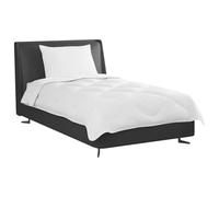 Set di biancheria da letto in microfibra per l'inverno, 155 x 220 cm. Duvet bianco con cuciture a scatola e imbottitura in poliestere da 450 GSM. È extra caldo, lavabile in lavatrice e pensato solo p