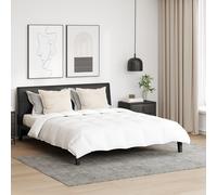 vidaXL Piumone con cuscino 3 pcs Bianco 240 x 260 cm Piume
