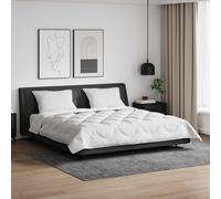 vidaXL Piumone con cuscino 3 pcs Bianco Microfibra