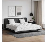 vidaXL Piumone con cuscino 3 pcs Bianco Microfibra