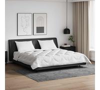 vidaXL Piumone per tutte le stagioni 3 pcs Bianco Microfibra