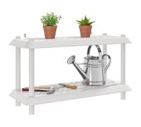 vidaXL Plankenunit 2-laags 100 x 40 x 55,5 cm PP Wit