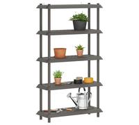 vidaXL Plankenunit 5-laags 100 x 40 x 177 cm PP Lichtgrijs