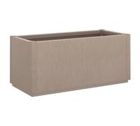 vidaXL Fioriera da Giardino Marrone Chiaro 80x36x35 cm in PP