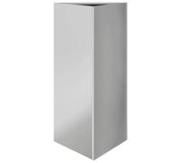 vidaXL Fioriera da Giardino Triangolare 40x34,5x75 cm Acciaio Zincato, fioriera, fioriera da Patio, Vaso Fiori da Esterni, fioriera da Esterno