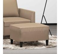 vidaXL Poggiapiedi Cappuccino 60x50x41 cm in Similpelle