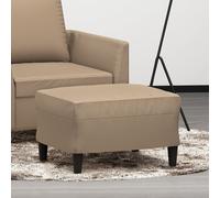 vidaXL Poggiapiedi Cappuccino 60x50x41 cm in Similpelle