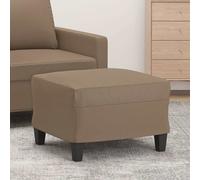 vidaXL Poggiapiedi Cappuccino 60x50x41 cm in Similpelle