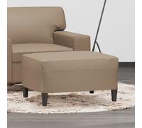 vidaXL Poggiapiedi Cappuccino 70x55x41 cm in Similpelle