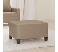 vidaXL Poggiapiedi Cappuccino 70x55x41 cm in Similpelle