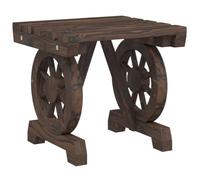 vidaXL Poggiapiedi da Giardino 40x36,5x38,5 cm Lgno Massello di Abete