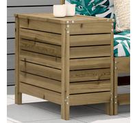 vidaXL Poggiapiedi da Giardino 62x31,5x52 cm Legno Impregnato di Pino