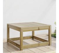 vidaXL Poggiapiedi da Giardino in Legno Impregnato di Pino