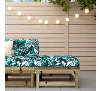 vidaXL Poggiapiedi da Giardino in Legno Impregnato di Pino