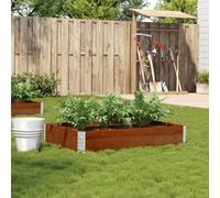 vidaXL Poggiapiedi da Giardino Marrone 120x80cm Legno Massello di Pino