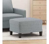 vidaXL Poggiapiedi Grigio Chiaro 60x50x41 cm in Tessuto
