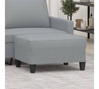 vidaXL Poggiapiedi Grigio Chiaro 70x55x41 cm in Tessuto