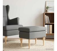 vidaXL Poggiapiedi Grigio Scuro 55 x 35 x 41 cm