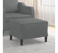 VidaXL Poggiapiedi Grigio Scuro 60x50x41 cm in Tessuto