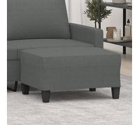 vidaXL Poggiapiedi Grigio Scuro 70x55x41 cm in Tessuto