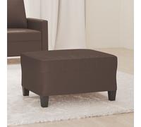 vidaXL Poggiapiedi Marrone 70x55x41 cm in Similpelle