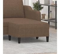 VidaXL Poggiapiedi Marrone 70x55x41 cm in Tessuto