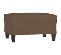 vidaXL Poggiapiedi Marrone 70x55x41 cm in Tessuto