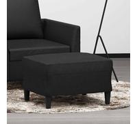 VidaXL Poggiapiedi Nero 60x50x41 cm in Similpelle