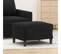 VidaXL Poggiapiedi Nero 60x50x41 cm in Velluto