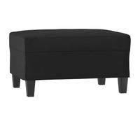 vidaXL Poggiapiedi Nero 70x55x41 cm in Similpelle