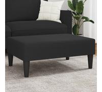 vidaXL Poggiapiedi Nero 77x55x31 cm in Velluto