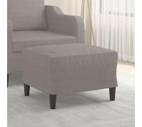 vidaXL Poggiapiedi Tortora 60x50x41 cm in Tessuto