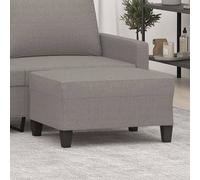 vidaXL Poggiapiedi Tortora 70x55x41 cm in Tessuto