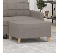 VidaXL Poggiapiedi Tortora 70x55x41 cm in Tessuto