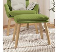 vidaXL Poggiapiedi Verde Chiaro 45x29,5x35 cm in Velluto